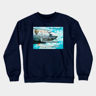 Airplanes and flying objects Crewneck Sweatshirt